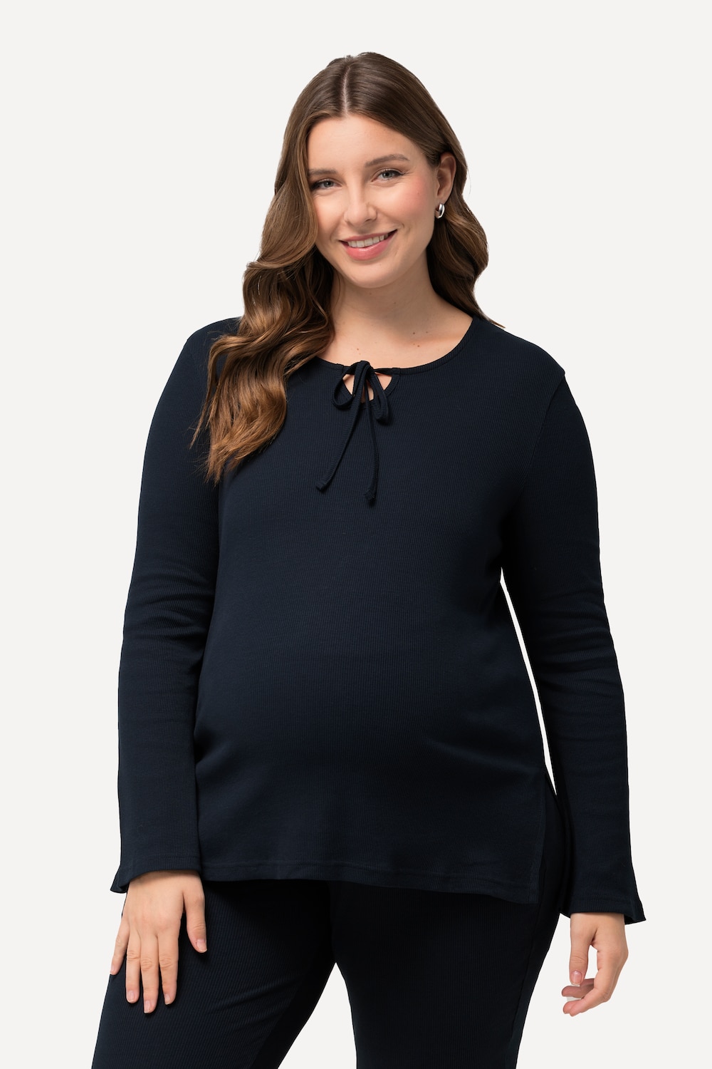 Große Größen Bellieva Longshirt, Damen, blau, Größe: 50/52, Baumwolle, Ulla Popken