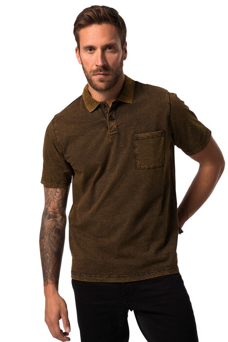 Polokošile, krátké rukávy, vintage vzhled, polo límeček, do 8XL