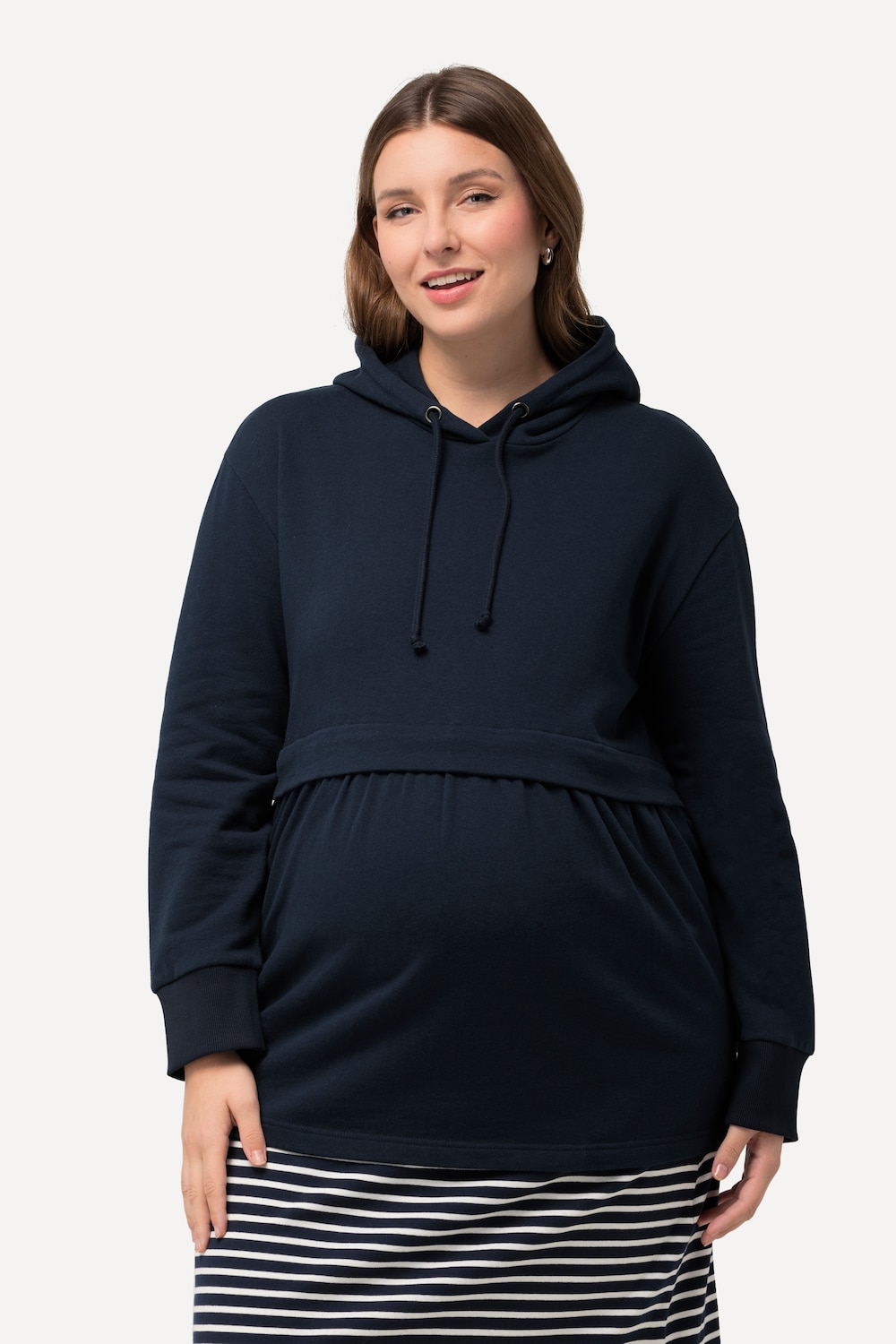 Große Größen Bellieva Hoodie, Damen, blau, Größe: 50/52, Baumwolle, Ulla Popken