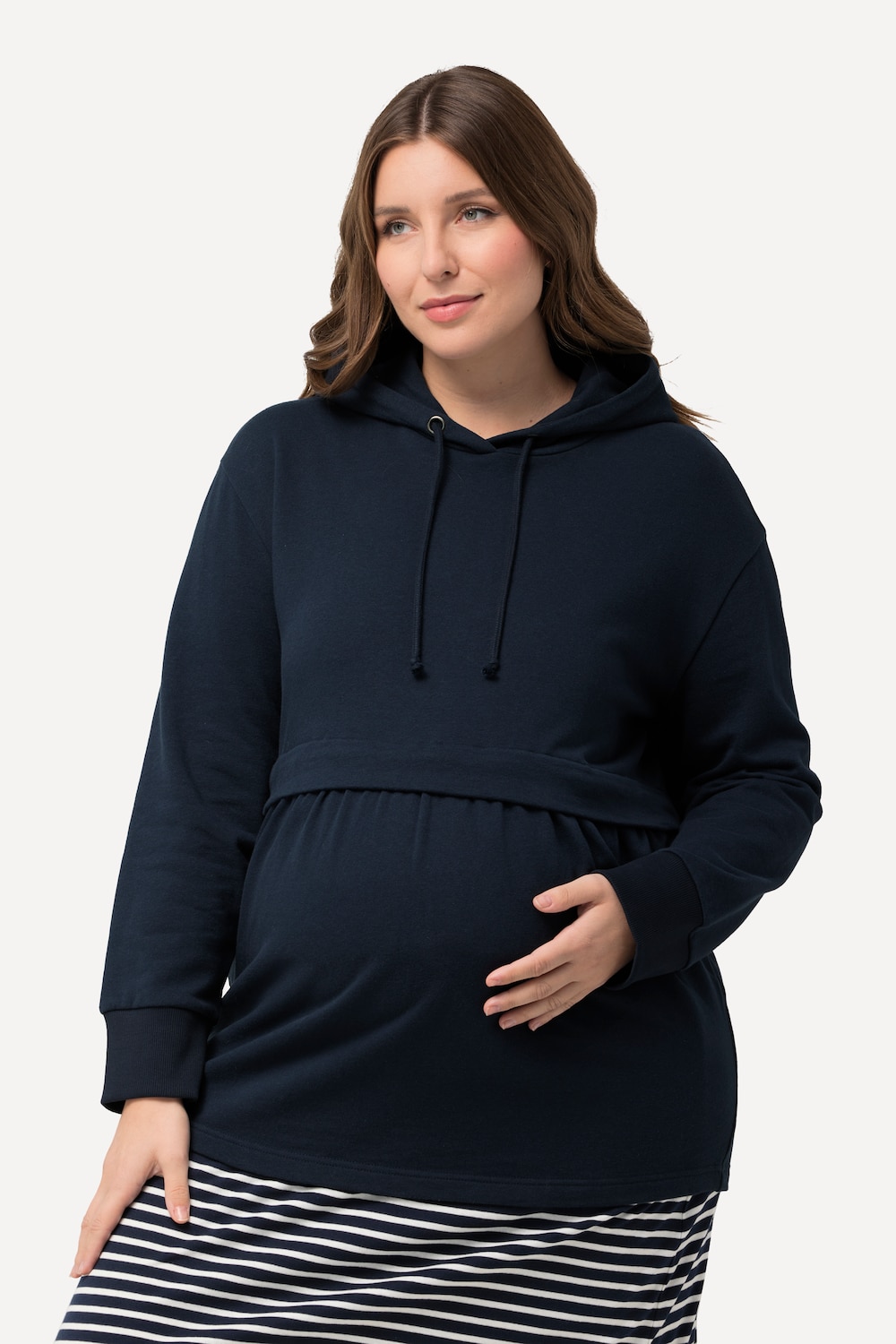 Große Größen Bellieva Hoodie, Damen, blau, Größe: 58/60, Baumwolle, Ulla Popken