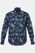 Hemd, Langarm, Buttondown-Kragen, floraler Print, Modern Fit, bis 8 XL