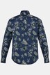 Hemd, Langarm, Buttondown-Kragen, floraler Print, Modern Fit, bis 8 XL