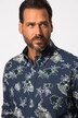 Hemd, Langarm, Buttondown-Kragen, floraler Print, Modern Fit, bis 8 XL