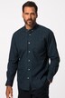 Chemise à manches longues et petit col à pointes boutonnées. Coupe Modern Fit et imprimé intégral. Jusqu'au 8XL.
