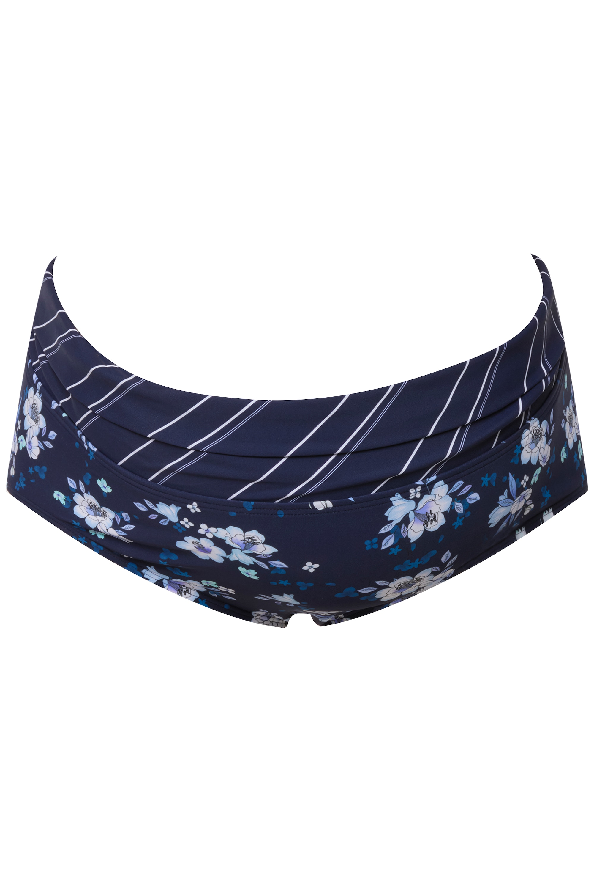 Ulla Popken Damen große Größen Bellieva Tankini Umstandsmode Blüten Ringel
