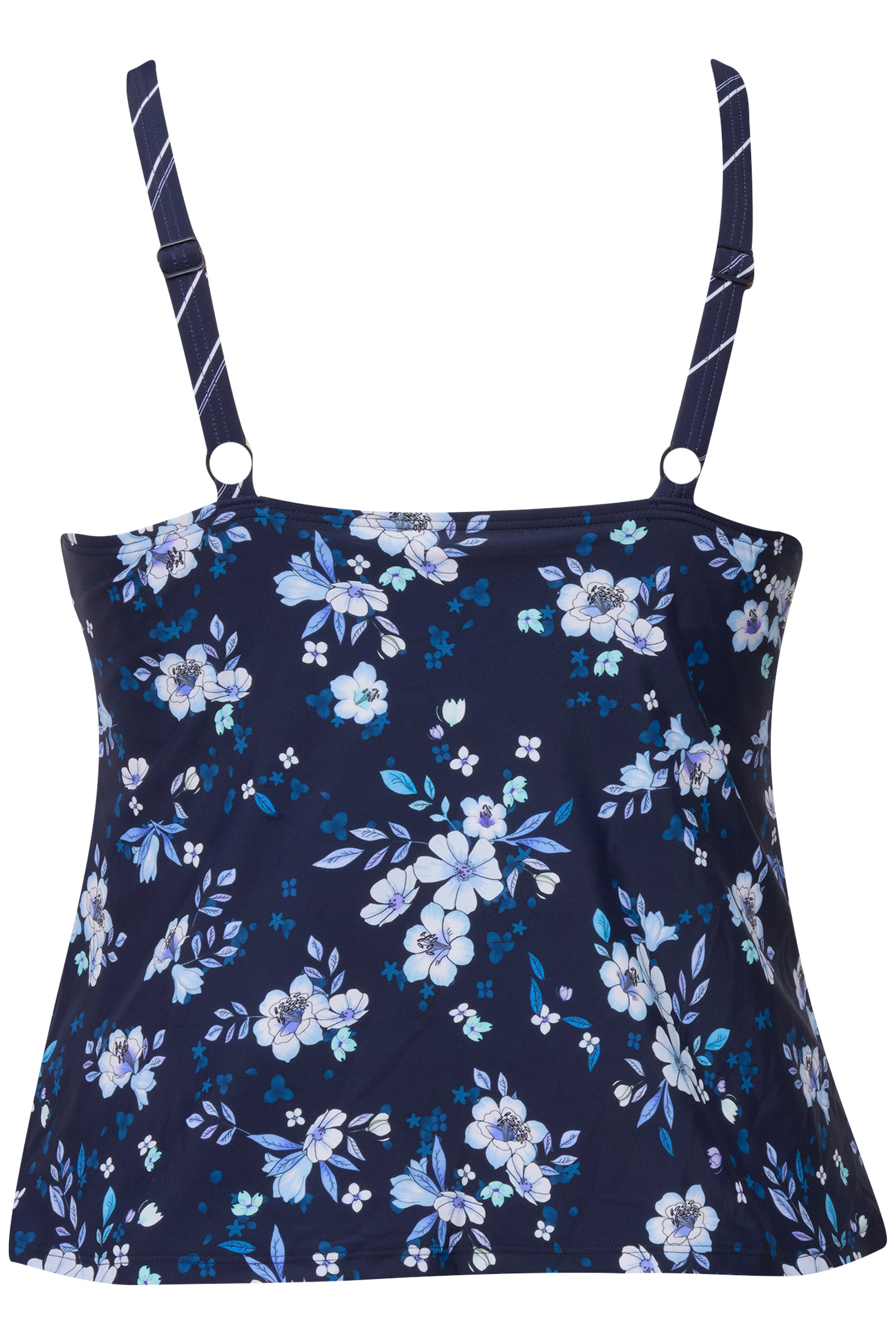 Ulla Popken Damen große Größen Bellieva Tankini Umstandsmode Blüten Ringel