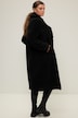 Teddymantel, Straight Fit, Reverskragen, Langarm