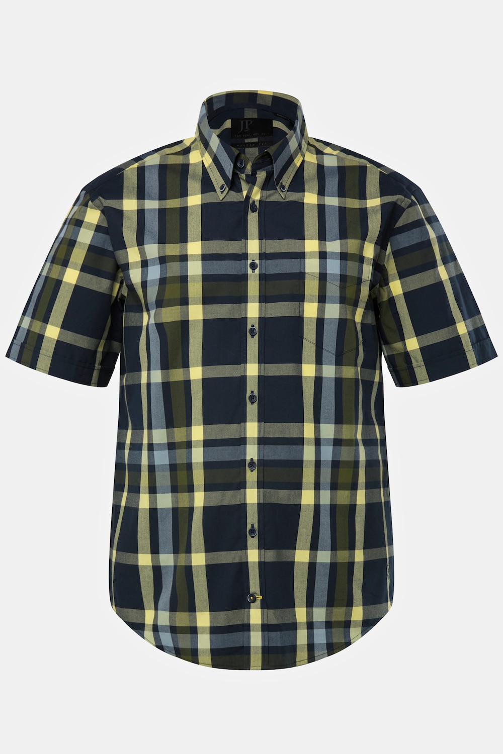 Karohemd, Halbarm, Buttondown-Kragen, Modern Fit, bis 8 XL
