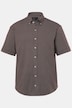 Chemise en maille piquée, manches courtes et col à pointes boutonnées – coupe Modern Fit, jusqu'au 8XL