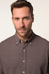 Chemise en maille piquée, manches courtes et col à pointes boutonnées – coupe Modern Fit, jusqu'au 8XL