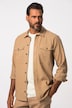 Overshirt, Langarm, Leinenmix, Hemd, Kentkragen, bis 8 XL
