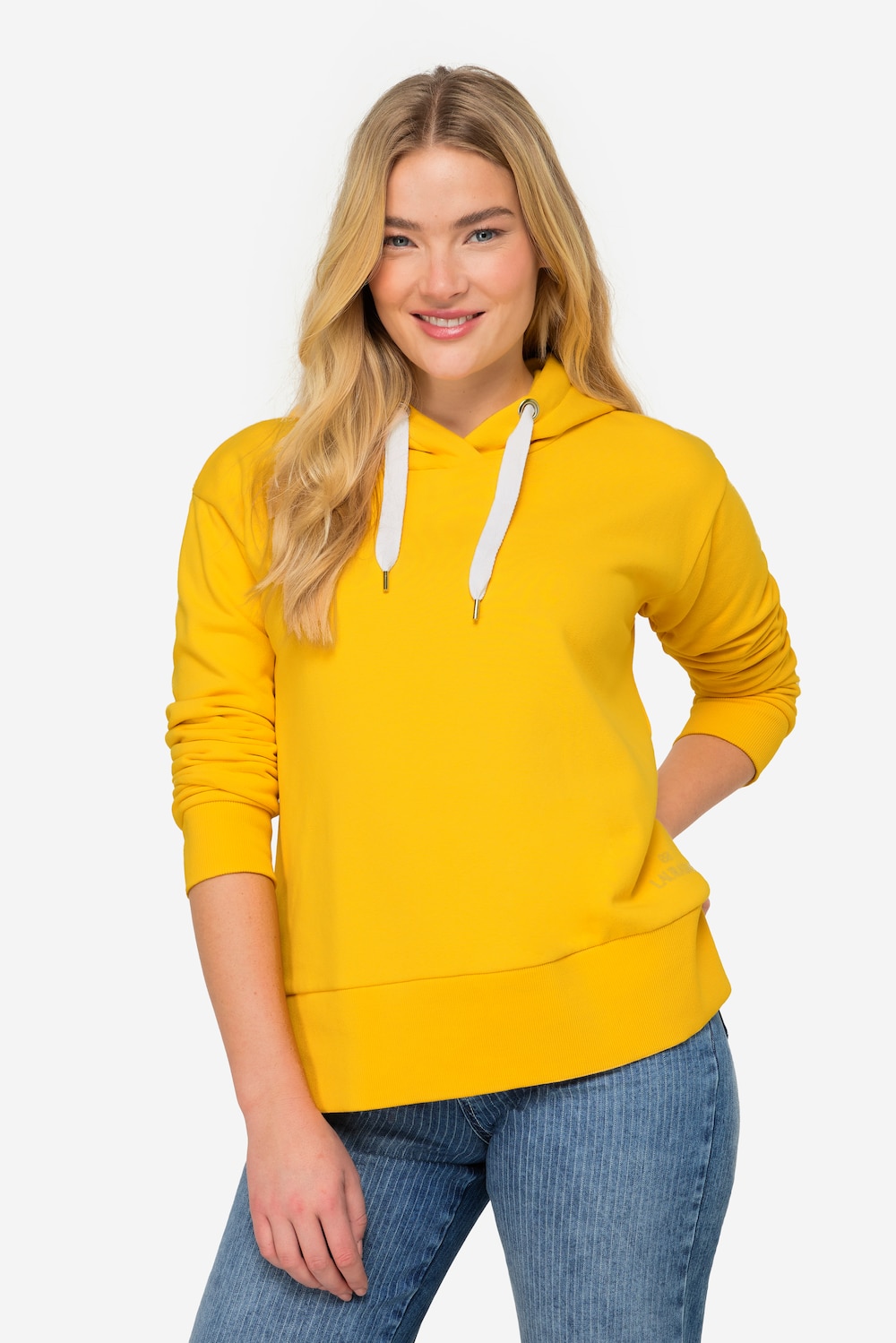 Große Größen Hoodie, Damen, orange, Größe: S, Baumwolle/Polyester, LAURASON