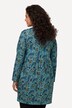 Patch Pocket Paisley Print Empire Knit Tunic