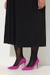 Notch Neck Empire Knit Long Sleeve Dress