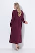 Jersey-Maxikleid, A-Linie, Tunika-Ausschnitt, Langarm