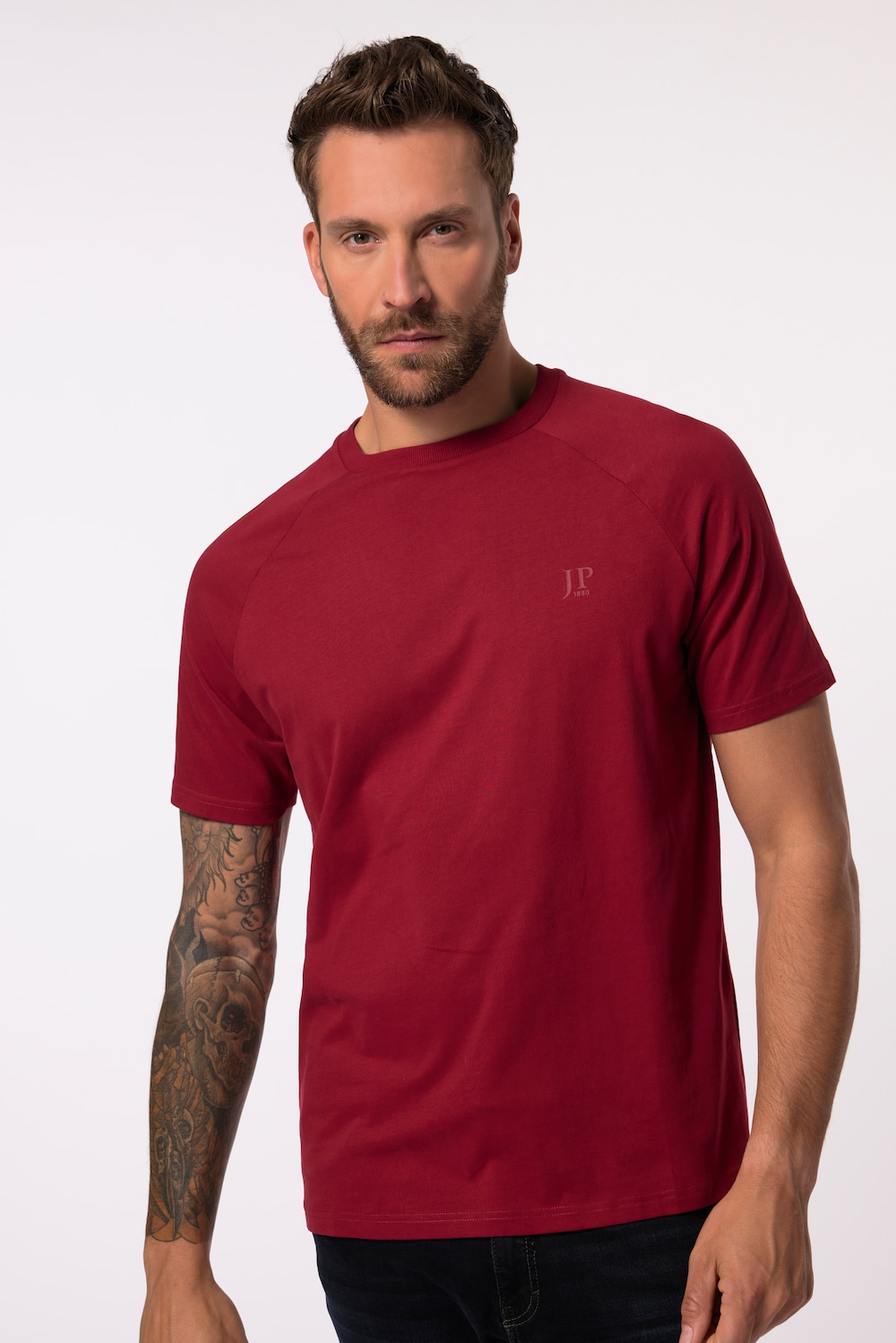 Große Größen T-Shirt, Herren, rot, Größe: 7XL, Baumwolle, JP1880