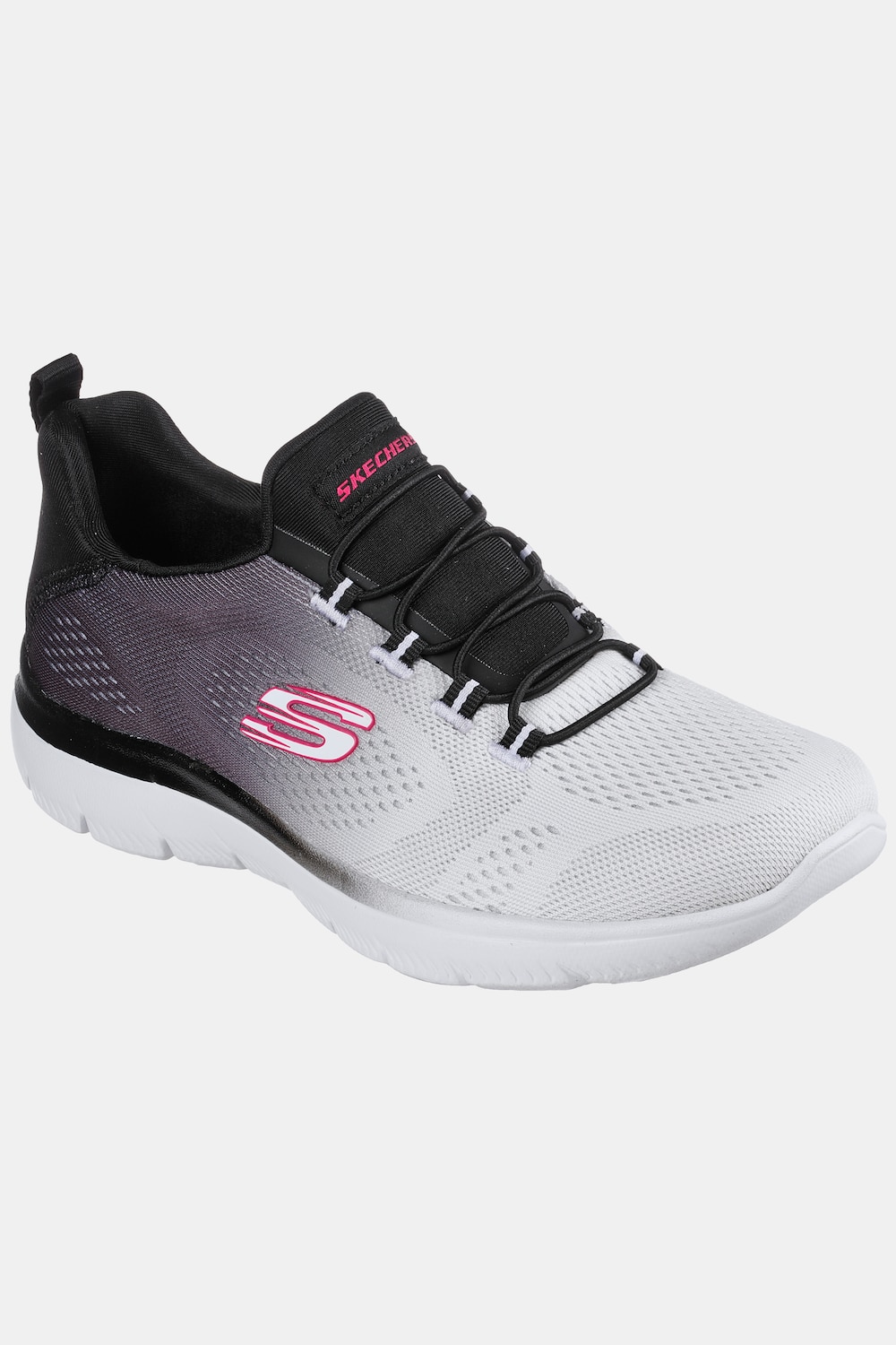 Skechers Summits Bungee Slip-On, Damen, schwarz, Größe: 42, Sonstige, Ulla Popken