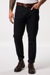 Trousers, stomach fit, regular fit, textured fabric, 5-pocket