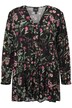 Halenka, potisk, A střih, hranatý výstřih, dlouhé rukávy
