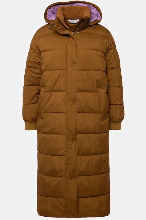 Long Quilted Puffy Coat