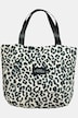 Shopper, quiltat tyg, leopardprint