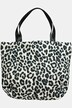Shopper, quiltat tyg, leopardprint