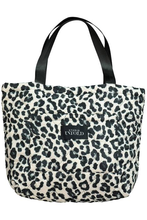 Nákupní taška, prošívaná, zvířecí potisk