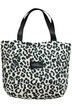Nákupní taška, prošívaná, zvířecí potisk