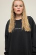 Sweatshirt, oversized, Statement Stick, Rundhals, Langarm