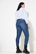 Skinny-Jeans, cutted Saum, 5-Pocket