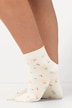 2er-Pack Socken, Blumen, kurzer Schaft