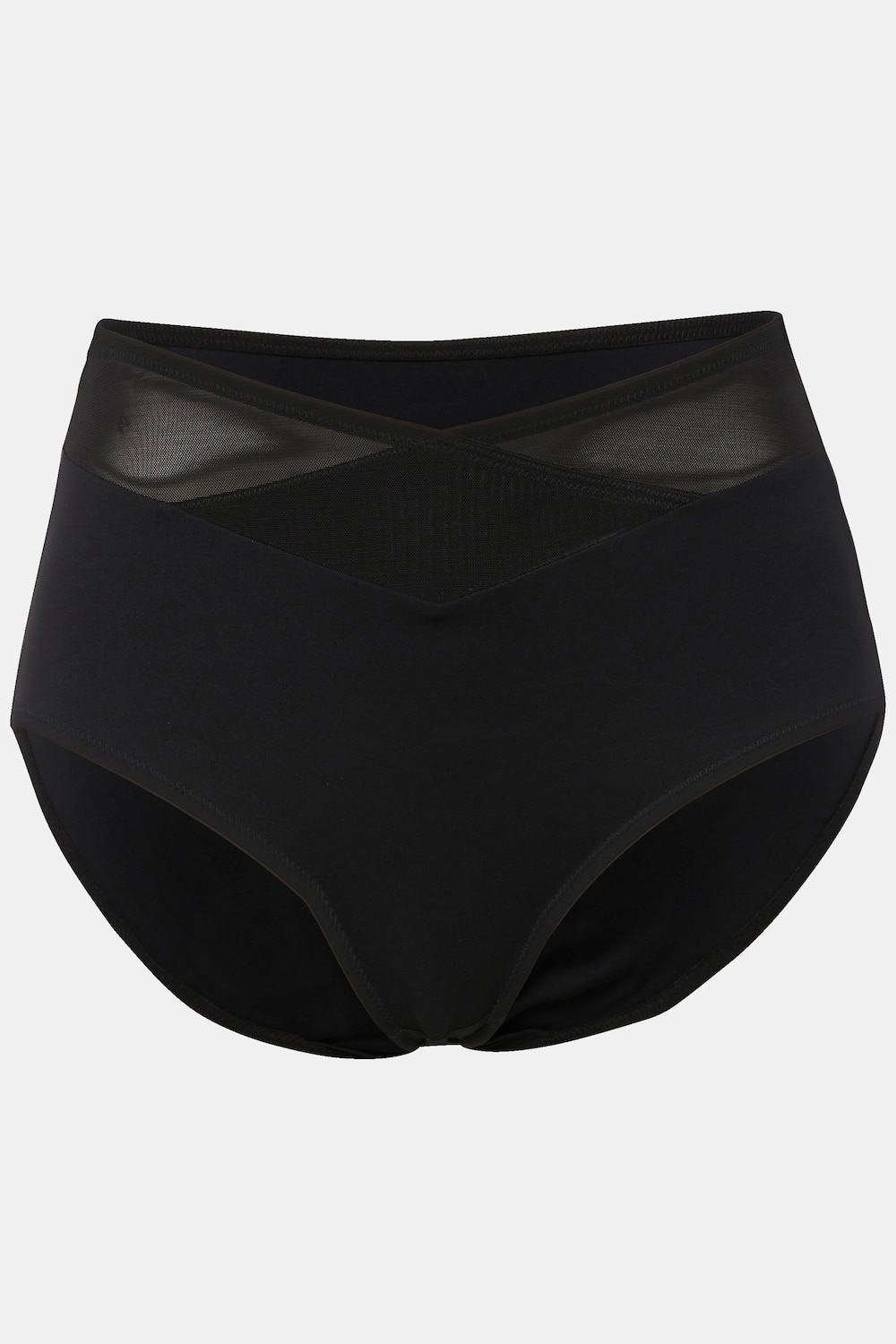 Stora storlekar Shaping-trosa maxi med bred meshlinning, Dam, svart, storlek: 42/44, Syntetfibrer/Elastan, Ulla Popken