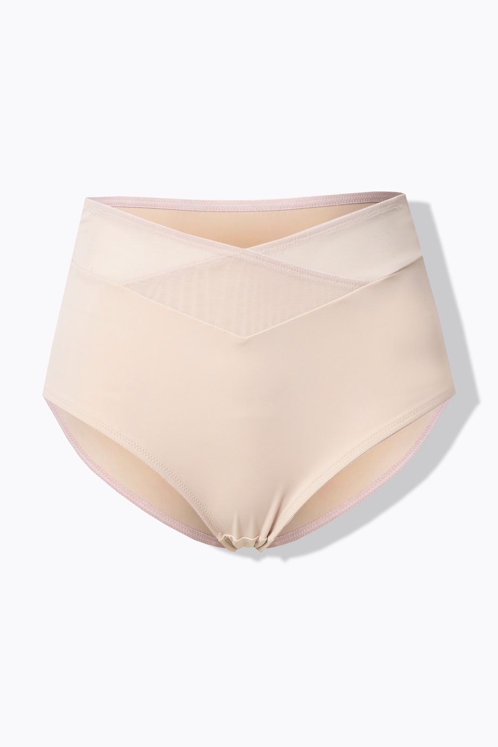 Stora storlekar Shaping-trosa maxi med bred meshlinning, Dam, beige, storlek: 62/64, Syntetfibrer/Elastan, Ulla Popken