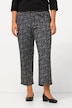 7/8-Jerseyhose, Blumen, weites Bein, Elastikbund