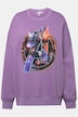 Collegepaita Marvel, oversize, pyöreä pääntie, pitkät hihat