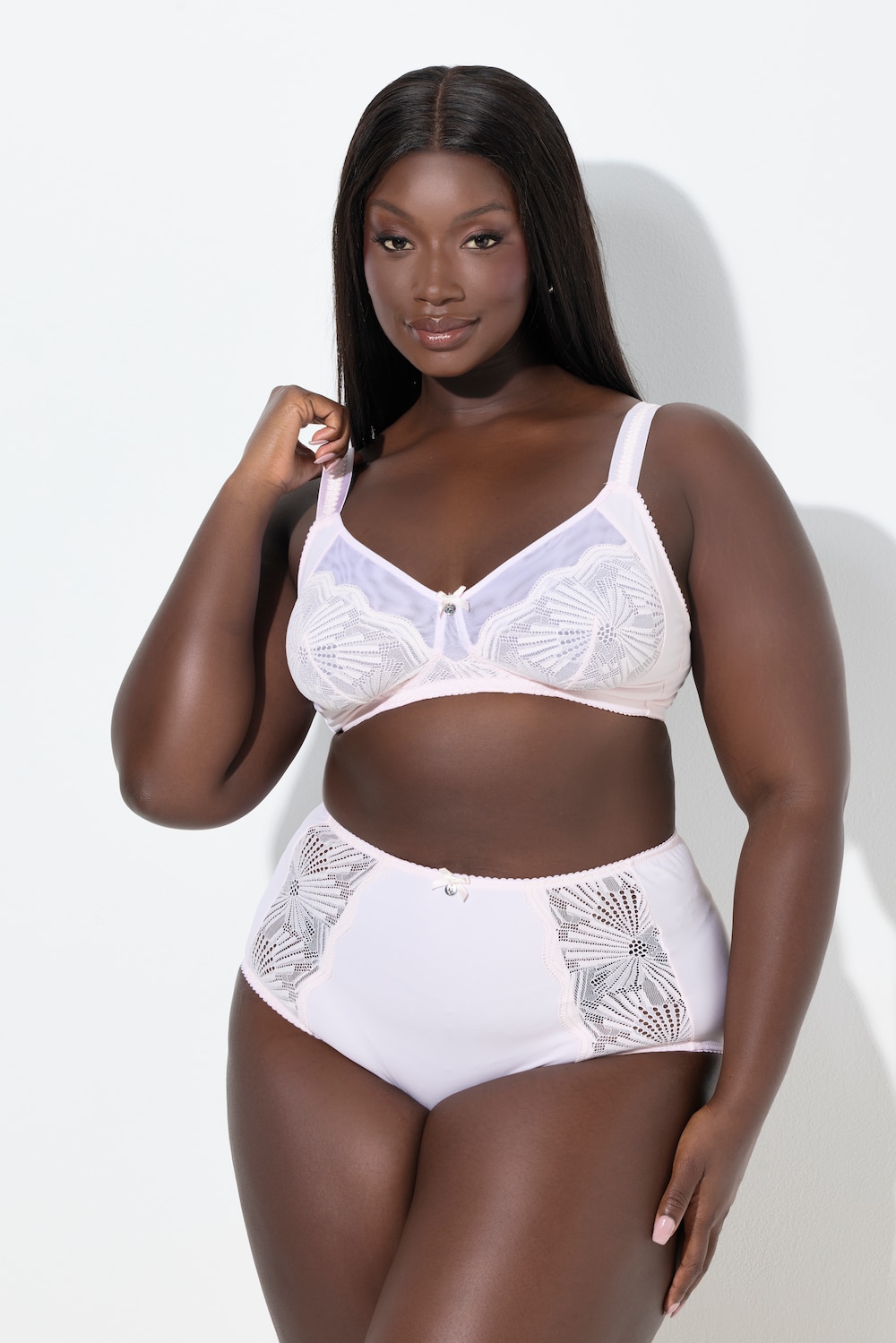 Große Größen BH, Damen, rosa, Größe: 90C, Synthetische Fasern/Elasthan, Ulla Popken