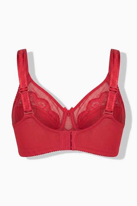 BH, ohne Bügel, Mesh, Spitze, Cup B - E