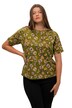 Tričko, oversize, barevný leopardí vzor, kulatý výstřih, krátké rukávy