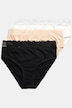 Midi-slips, set van 3, kanten tailleband, bamboeviscose