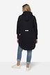 Sweatjacke, lang geschnitten, Kapuze, Taillen-Tunnelzug hinten, Langarm