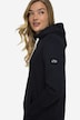 Sweatjacke, lang geschnitten, Kapuze, Taillen-Tunnelzug hinten, Langarm
