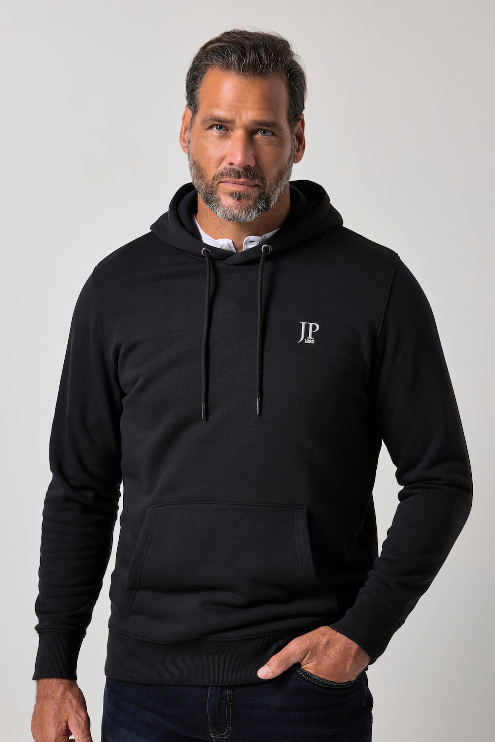 Hoodie, Kapuze, Kängurutasche, bis 8 XL