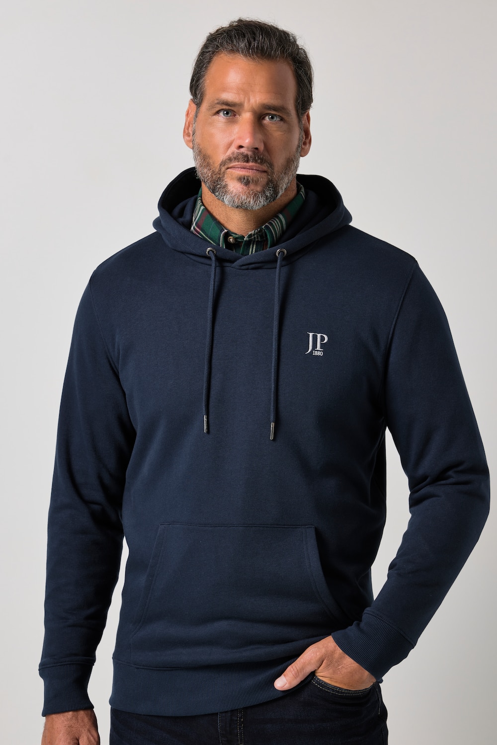 Hoodie, Kapuze, Kängurutasche, bis 8 XL