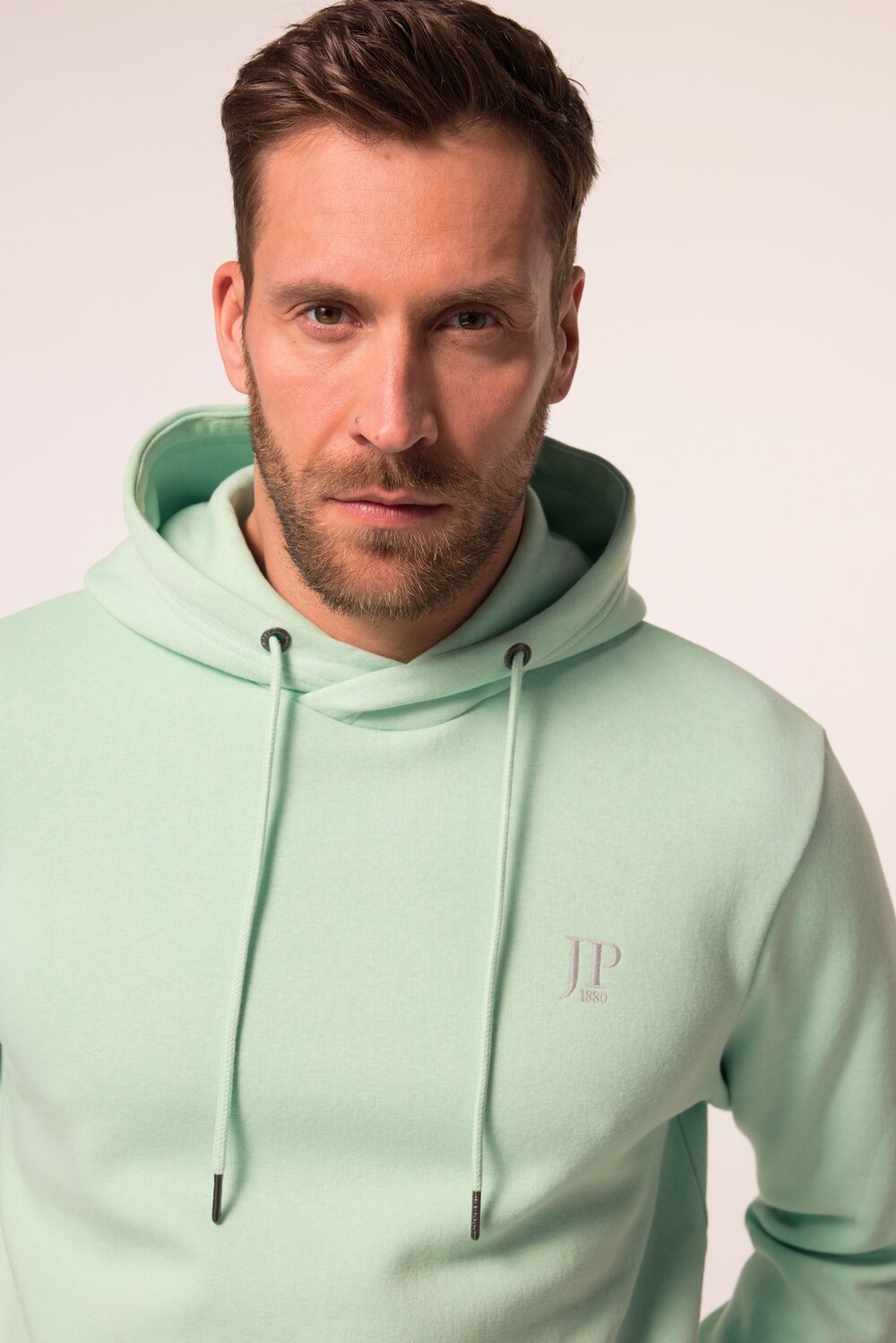 Stora storlekar Hoodie, Her, turkos, storlek: XXL, Bomull/Polyester, JP1880