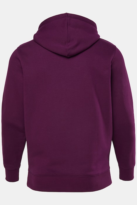 Hoodie, Kapuze, Kängurutasche, bis 8 XL