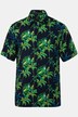 Overhemd, korte mouwen, viscose, bloemenprint, kentkraag, tot 8XL