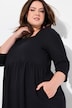 Jerseykleid, A-Linie, Carré-Ausschnitt, 3/4-Arm