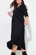 Jerseykleid, A-Linie, Carré-Ausschnitt, 3/4-Arm