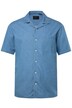 Košile, krátké rukávy, džínový vzhled, Cuba límeček, Cuba střih, do 8XL