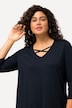Criss Cross V-Neckline Swing Knit Tunic